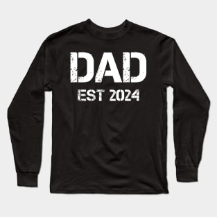 Dad Established in 2024 Long Sleeve T-Shirt